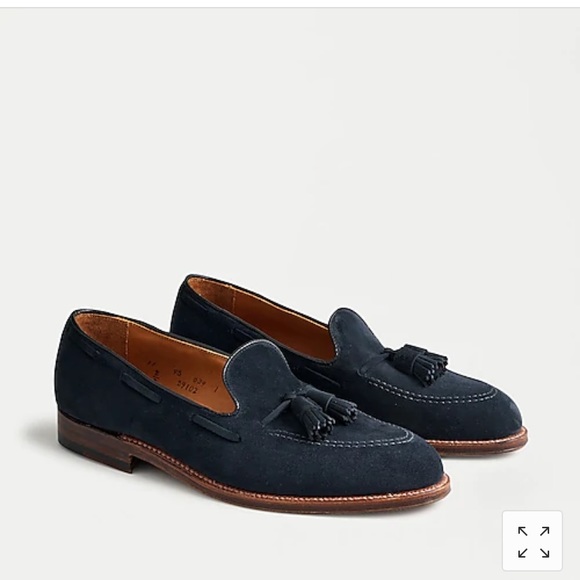 Brand New in Box Alden for J.Crew suede loafers main image 4